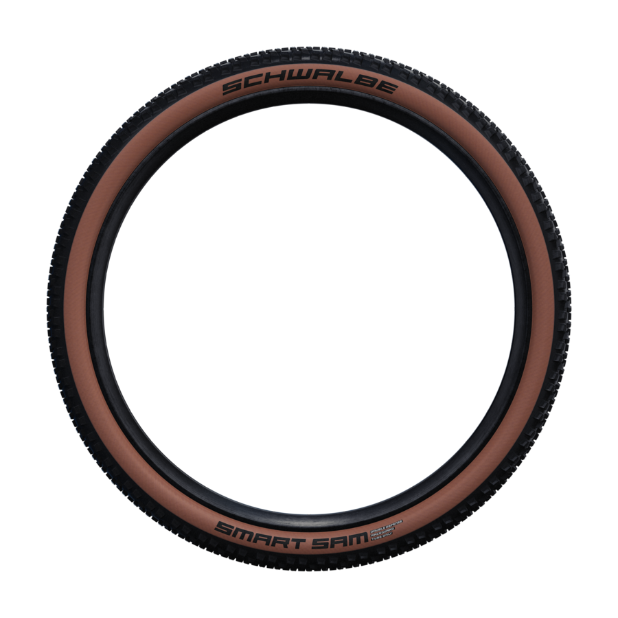 reifen, Mountainbike, Tubeless, Schwalbe, Smart Sam, Mountainbike-Reifen, Reifen-Seitenwand, braune Wand, kleine Stollen, Schwalbe Smart Sam, Reifen, Fahrradreifen, brown sidewall, knobby tread, V-Brake, reif, fahrrad, tubeless, rennen, braune seitenwand