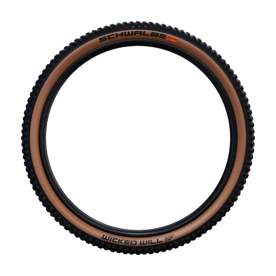 tire, mountain bike tire, knobby tread, brown sidewall, schwalbe, Mountainbike Reifen, Brown, Schwalgde, Gummi, Pattern, Reifen, Fahrradreifen, Gummireifen, Mountainbike-Reifen, Profilreifen
