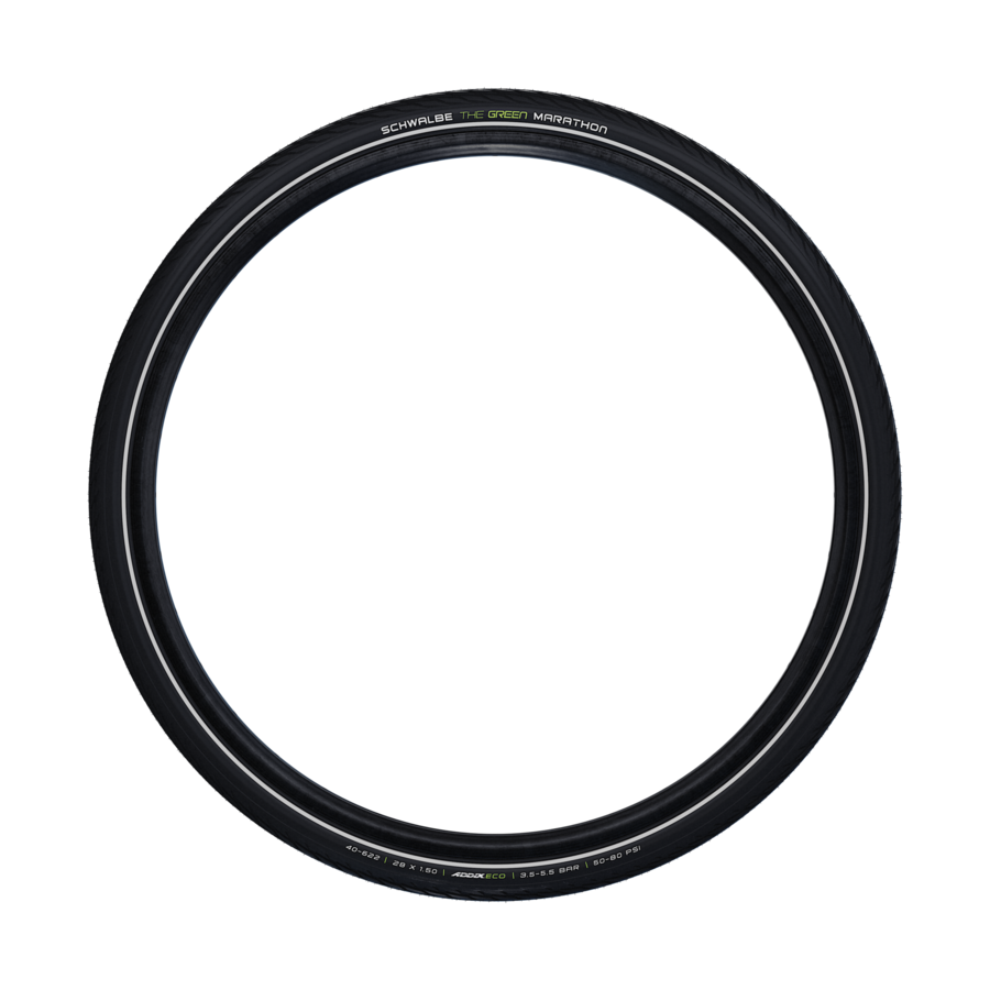 Reifen, Fahrradreifen, Straßenreifen, Schwalbe-Reifen, 40-622, Reifen, Laufradreifen, Straßenreifenneu, Schwalbe Green Marathon, 40-622, Reifen, Fahrradreifen, Schlauchlos, Schwalbe, 50-60mm