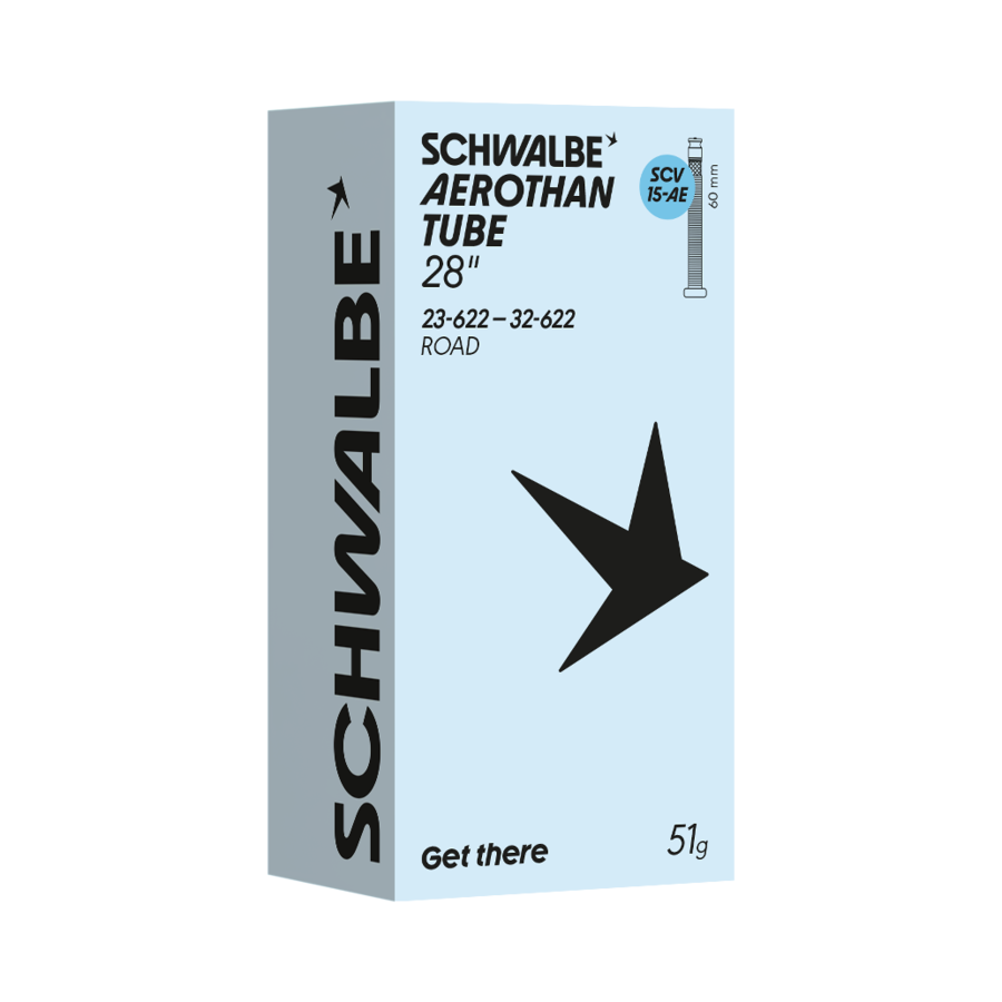 aero tube, Schwalbe, 56 ml, road tube, aero tire tube