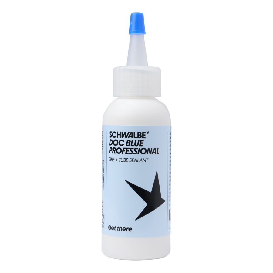 Reifen-Dichtmittel, Schlauch-Dichtmittel, Schwabe Doc Blue Professional, Reifen-Dichtmittel-Flasche, blaues Dichtmittel, tire sealant, Rennaggierei?, professioneller Dichtstoff, Schlauchversiegelung?, Flaschen-Dichtmittel
