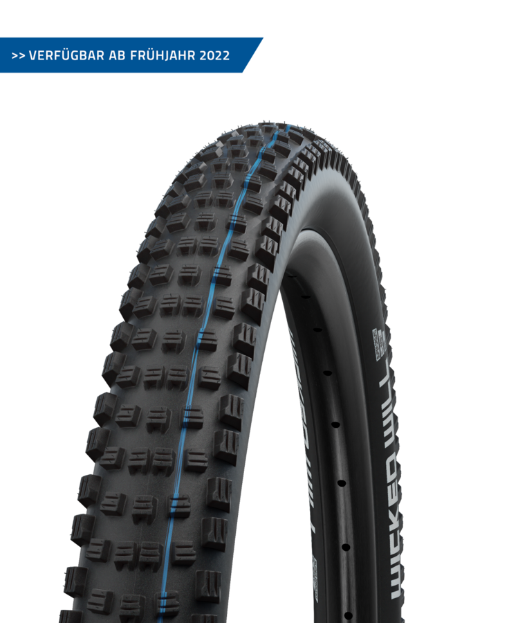 MTB-Reifen, Noppentread, Reifenprofil, Offroad-Reifen, blaue Streifen,  mountain bike Reifen, profiler Lauf, knobby Profil, reifendeckung, blauer Streifen, Mintireifen, Tiefenprofil, Klemmreifen, attraktioko, Reifenreifen