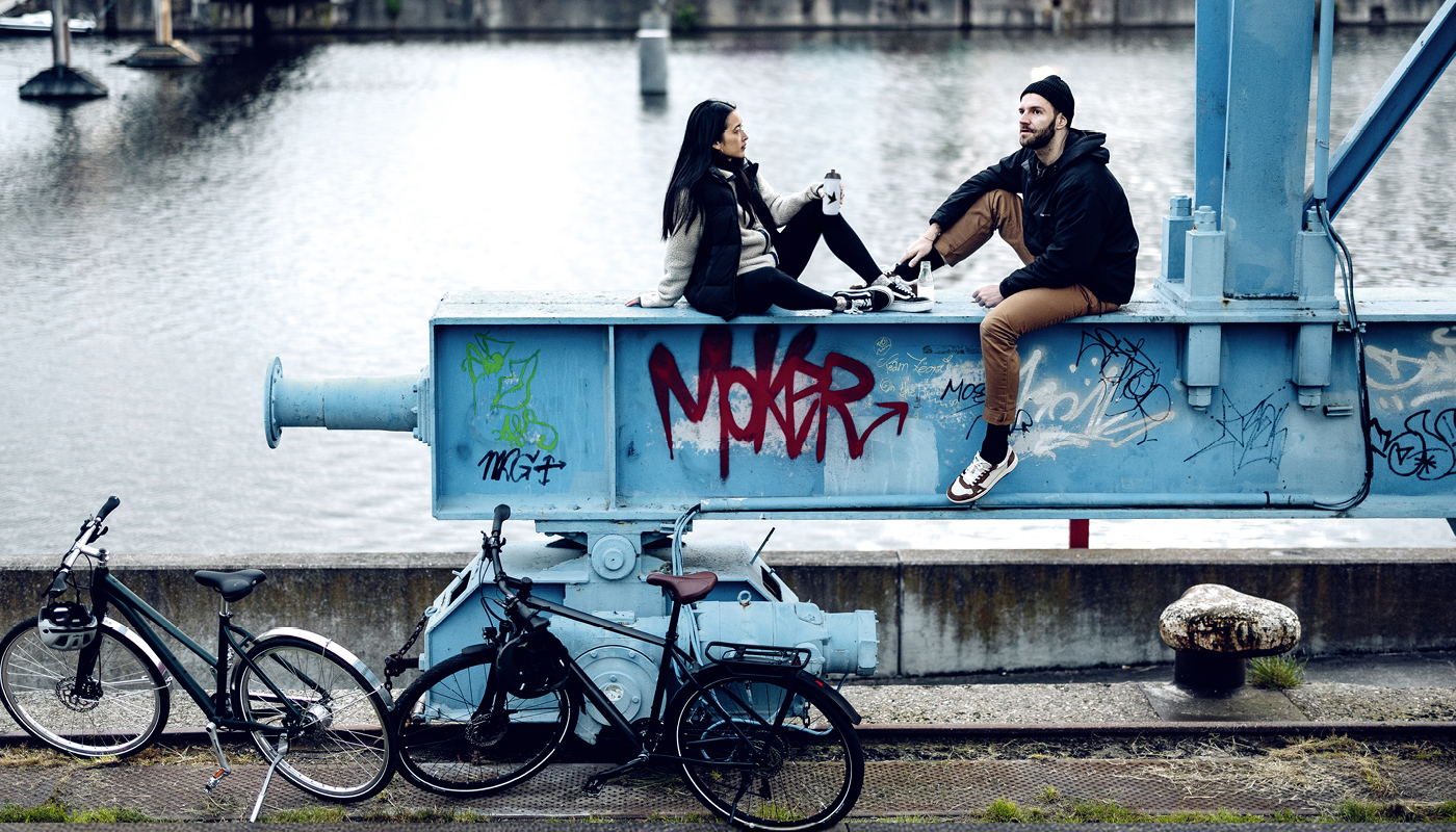 Fahrrad, Rad, Erwachsener, Mann, Person