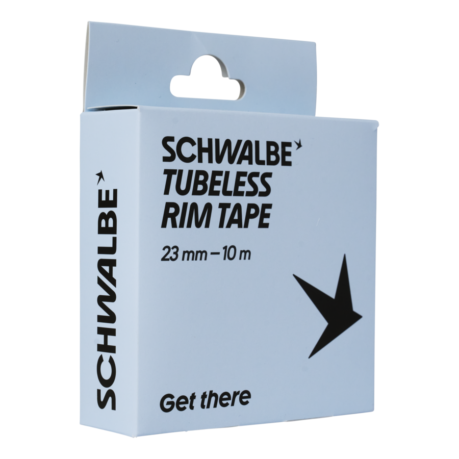 Tubeless Rim Tape, Schwalbe, Rim Tape, Speichenreifentape, Felgenband, tubeless rim tape, rim tape, Schwalbe, 23 mm, 10 m