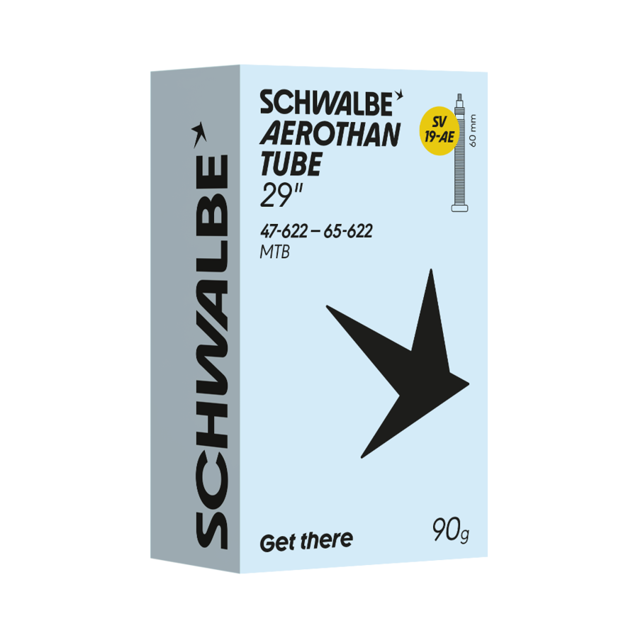 Kiste, Kiste, Kiste, Schwalbe Aerothan, Tubing, 29'', MTB, Reifeninhalt 90g