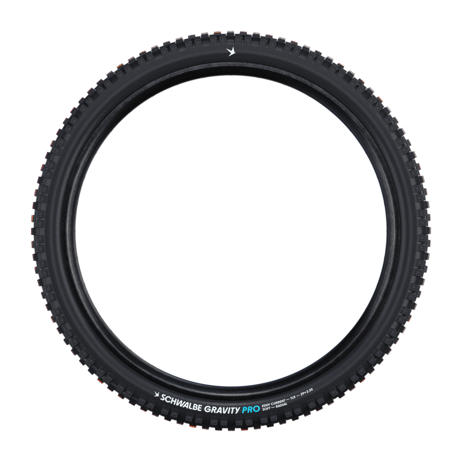 Fahrradreifen, Mountainbike, Schwalbe Gravity Pro, Kautschukreifen, Profilierter Reifen, MTB-Reifen, Tubeless-Reifen, Knobby-Lauf, schwarzer Reifen, Schwalbe Gravity Pro, Fahrradreifen, Mountainbike, Klemmprofil, Gummi, Schwalbe Gravity Pro