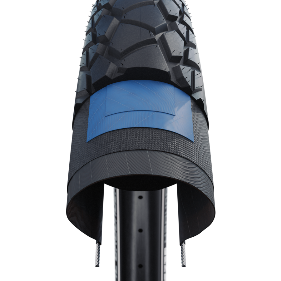 Reifen, Mountainbike-Reifen, Profiltiefe, blauer Patch, Tubeless, Reifen, Fahrradreifen, Mountain Reifen, Knobby-Lauf, Blaues Patch, Reifen, Profiltiefe, Mountainbike, Knobby-Reifen, blauer Schutz