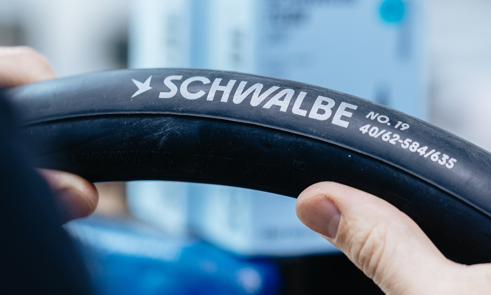 Schlauch, Schwalbe, Vorderradreifen, Pneumatik, Reifenmantel