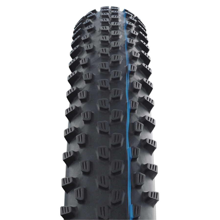Mtb-Reifen, Knikkerreifen, Treibende Noppen, Mountainbike-Schlauch, Reifenprofil, MTB-Reifen, Stollenprofil, Reifen für Mountainbike, Tubeless-Look, blauer Streifen, Reifen,  mountainbike Reifen, Knobby-Profil, Fahrradreifen, Offroad-Reifen