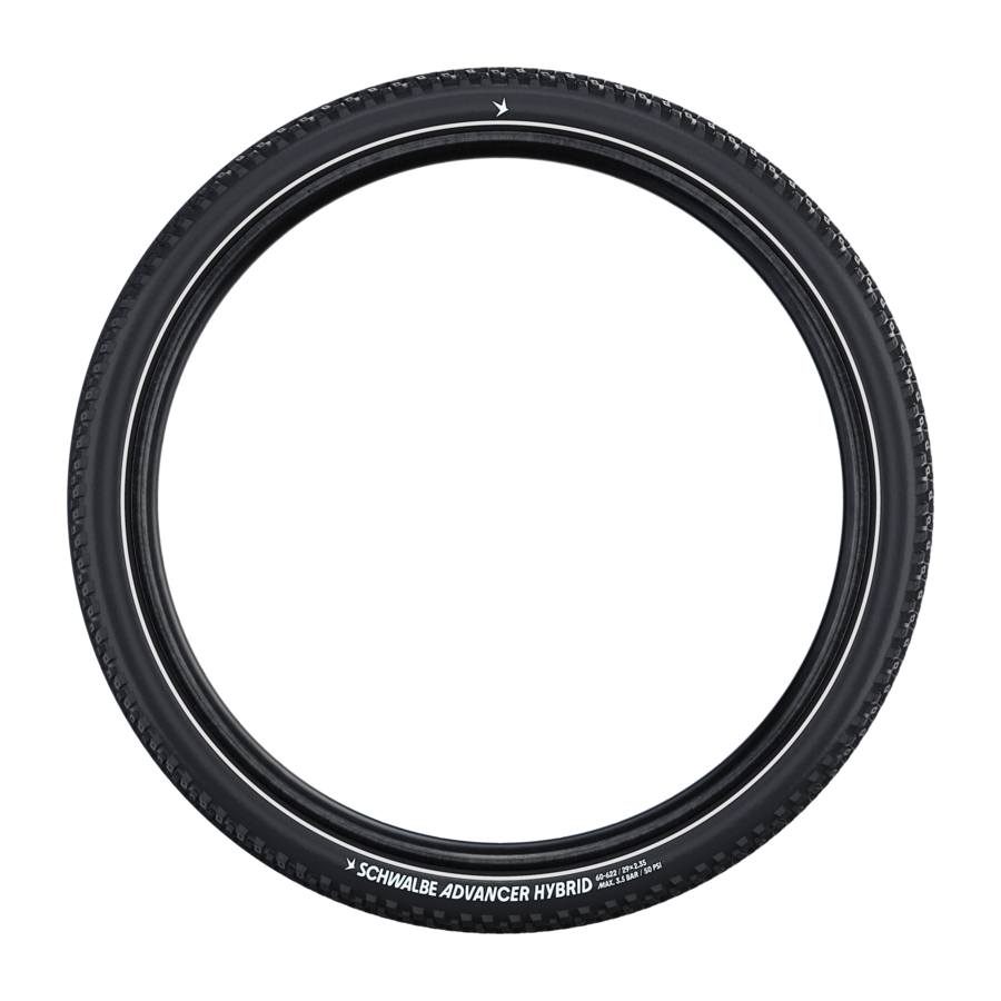 Fahrradreifen, Reifen, Schwalbe, Hybrid, Stollen, Reifen, Fahrradreifen, Hybridreifen, Schwalbe, Gummireifen, Reifen, Fahrradreifen, Hybridreifen, Noppenprofil, Schwalbe Advancer Hybrid, reifen, außen, tubeless?, hybrid?, profildesign