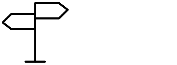 Hinweisschild, Wegweiser, Richtungsschild, Straßenschild, Pfeile