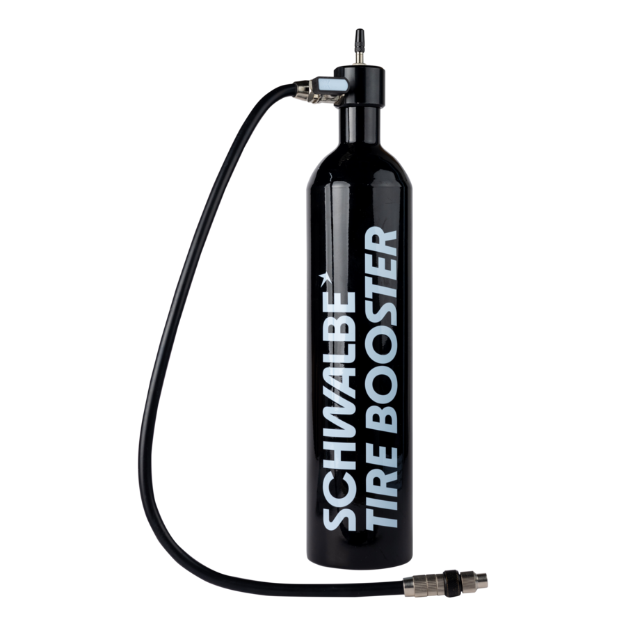 Schuhbe Tire Booster, Schuhbe Tire Booster, Luftflasche, CO2-Pumpe, Reifenaufpumpe, Reifenaufbläser, CO2-Kanister, Schlauch, Druckbehälter, Schlauchanschluss
