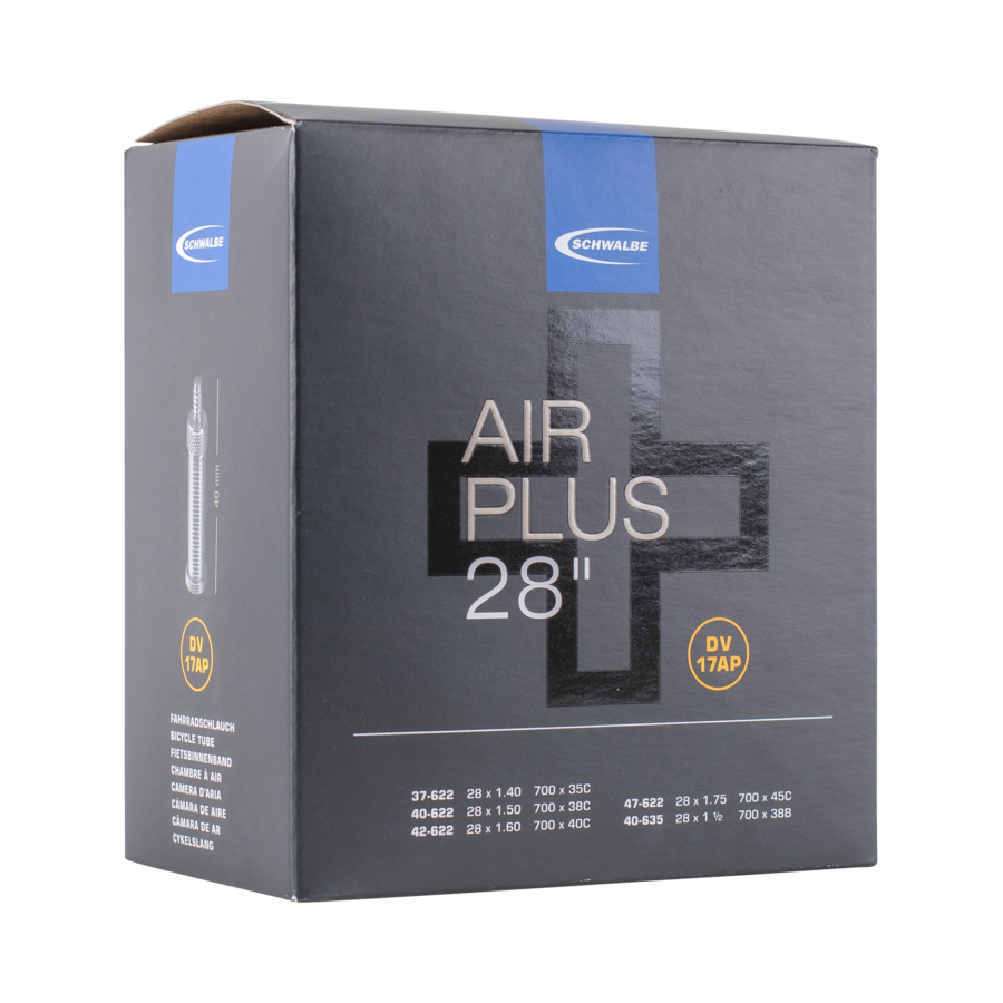 Schwalbe AIR PLUS チューブ 28インチ 4本セット schwalbe_tube_dv17ap_air-