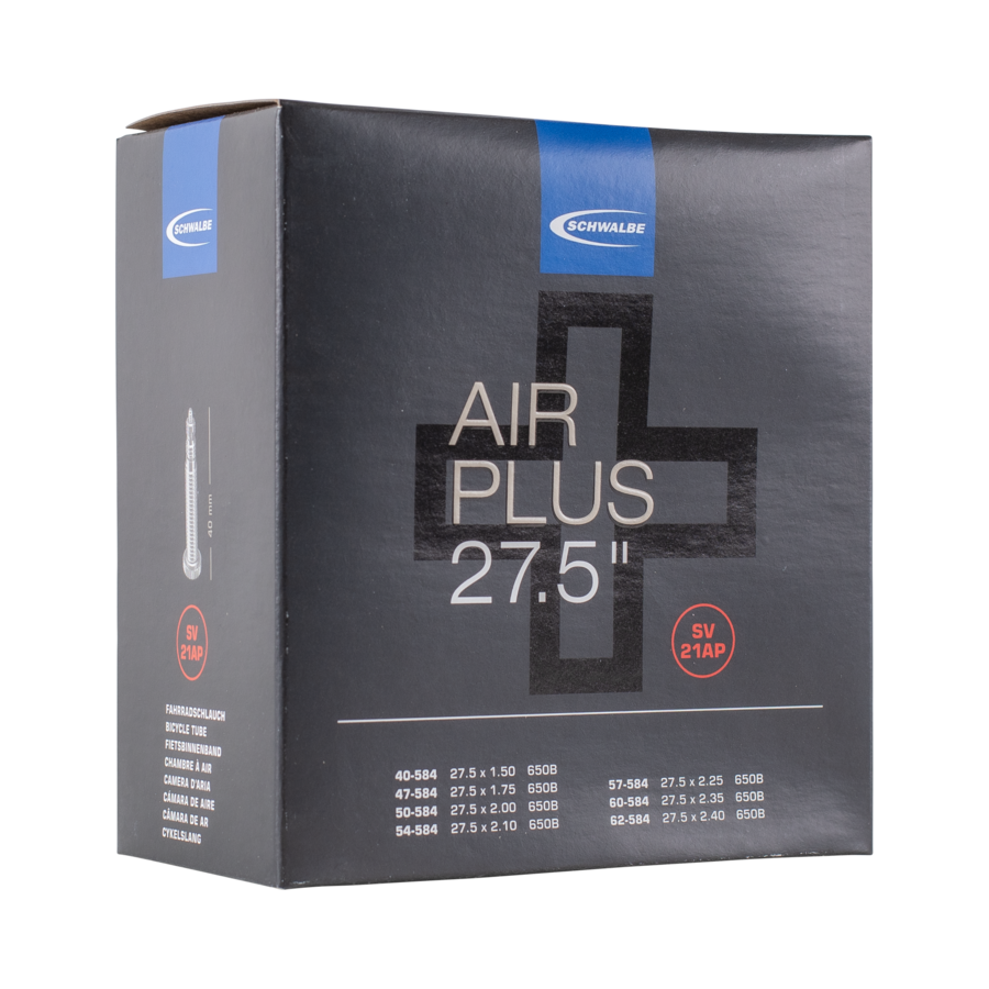 SCHWALBE AIR PLUS TUBE ITEM 21AP (27.5