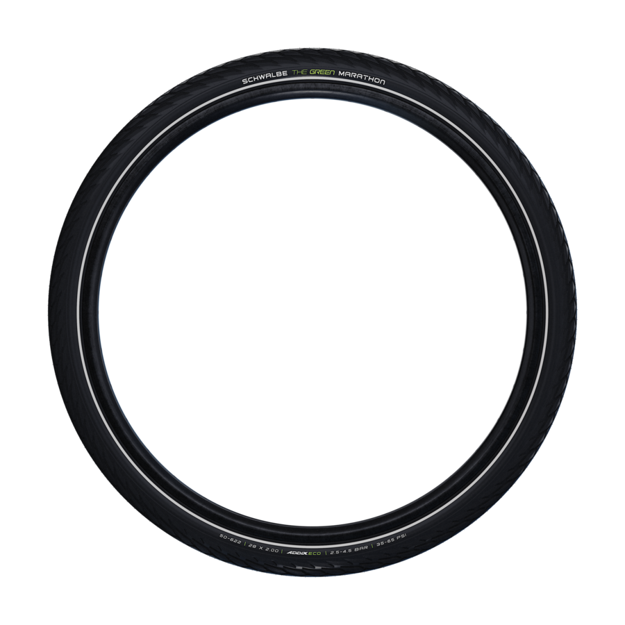 パーツ SCHWALBE THE GREEN MARATHON 28 x 1.10 Green Marathon | 50-622 | Tube | Wired | GreenGuard | ADDIX