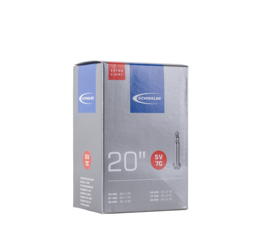 SCHWALBE TUBE ITEM 7C EXTRA LIGHT (20")