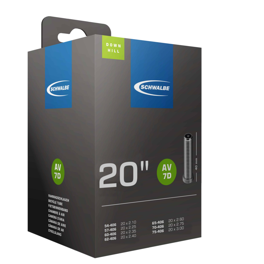 SCHWALBE TUBE ITEM 7D DOWNHILL (20")
